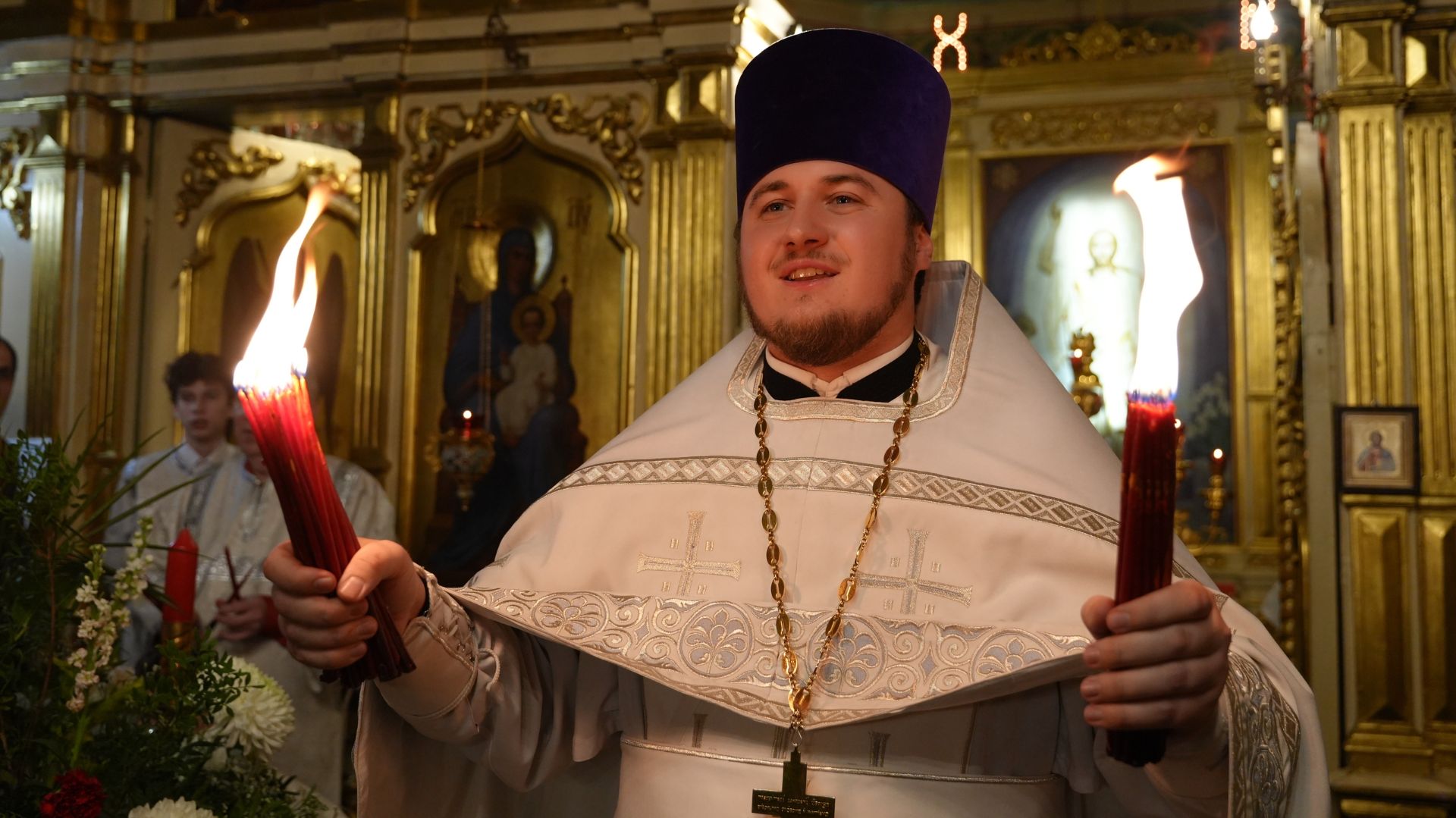 В округе Пушкинский прошли пасхальные богослужения