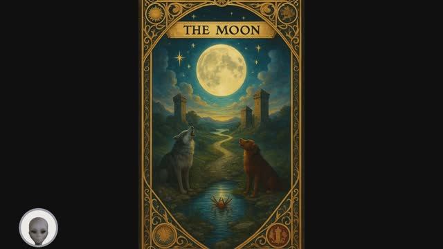 Старший Аркан 18 Луна(обман) (рекомендую читать текст-показать целиком)