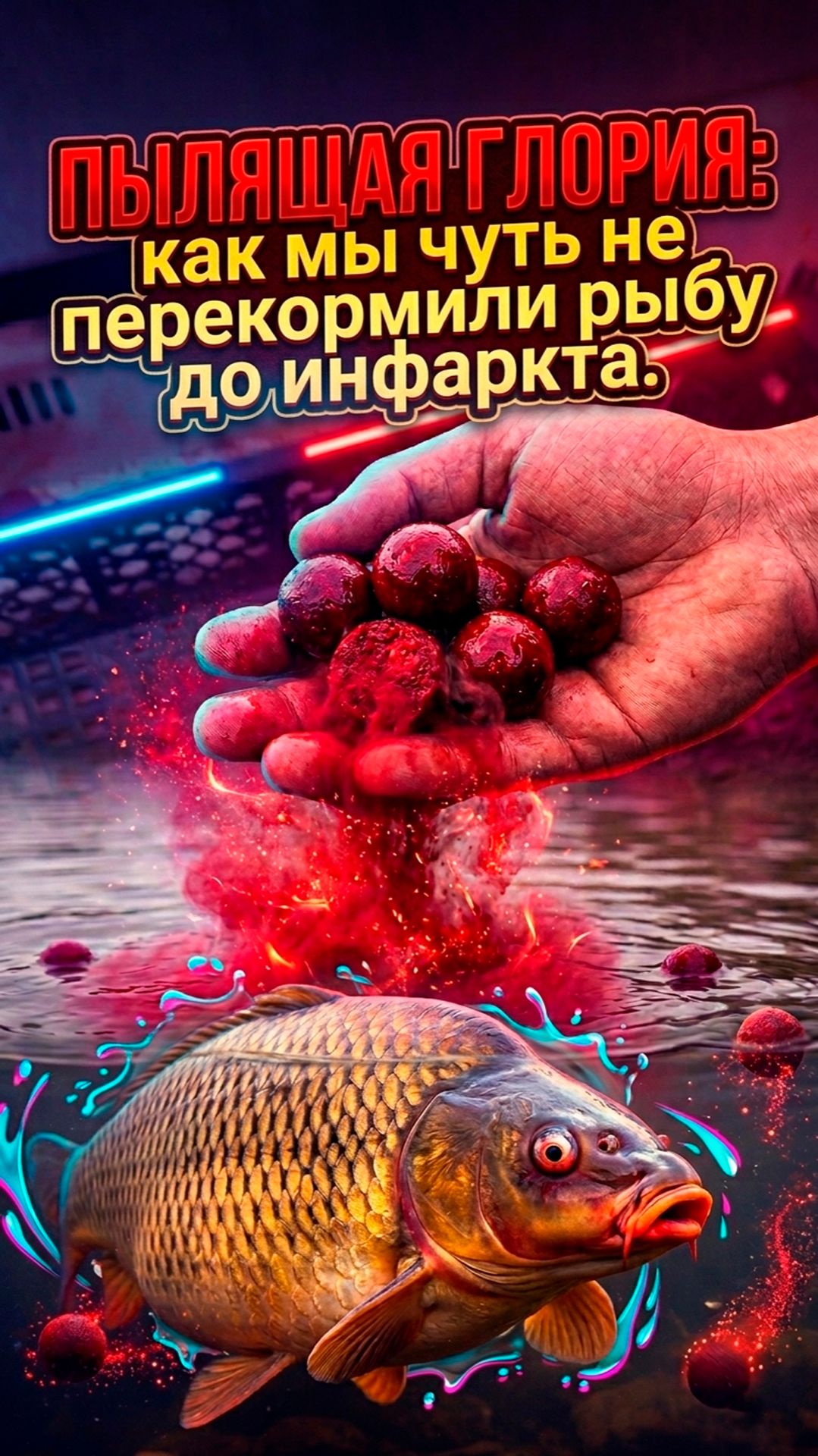 Пылящая Глория: как мы чуть не перекормили рыбу до инфаркта.