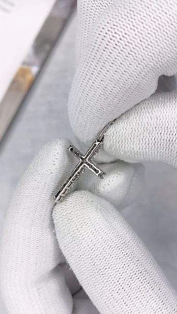 Крест с бриллиантами арт: С11031