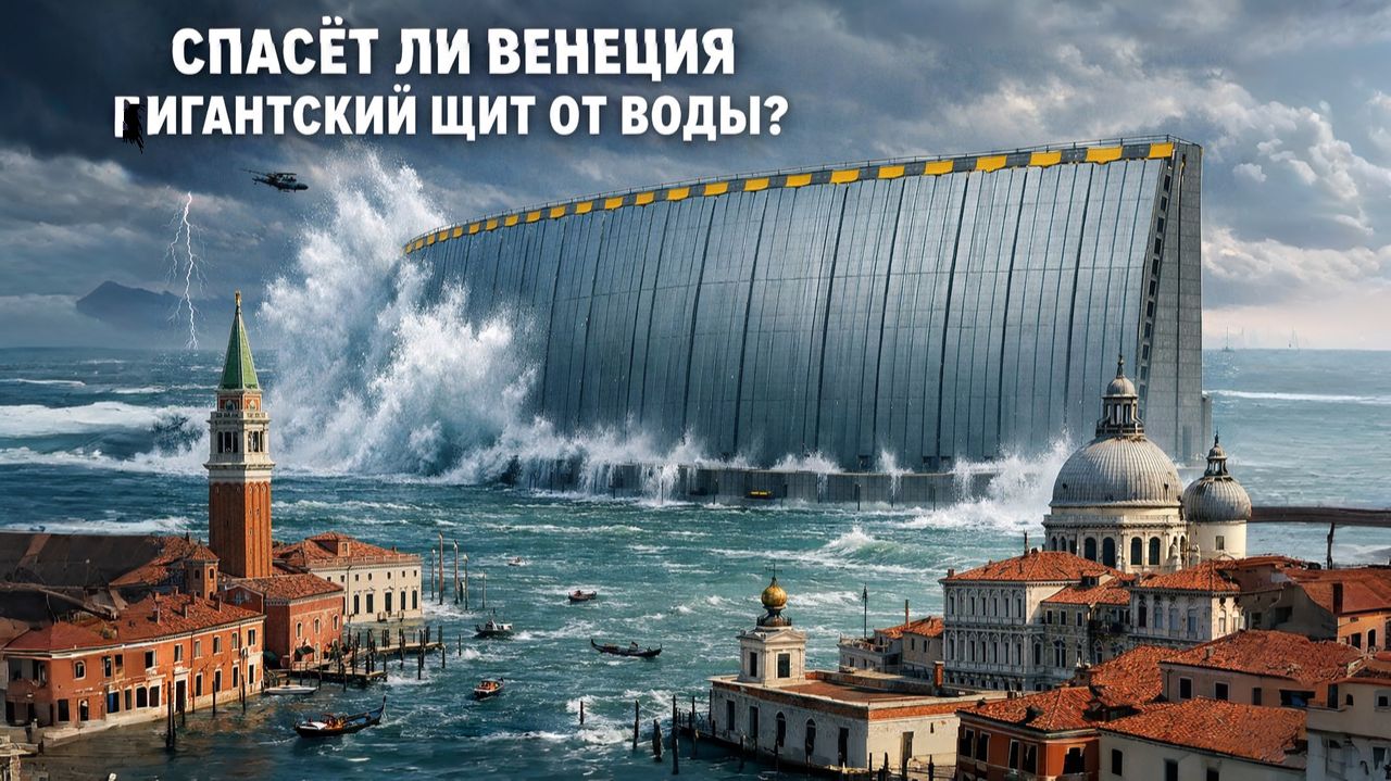 Спасёт ли Венеция гигантский щит от воды?