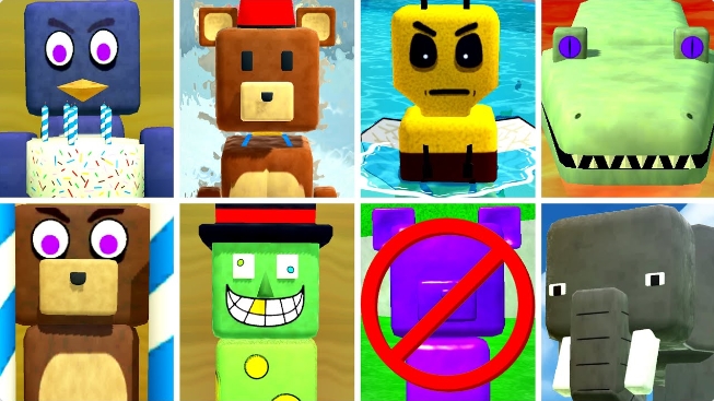 Приключения Супер Медведя - Прохождение игры: Паркур со злым слоном