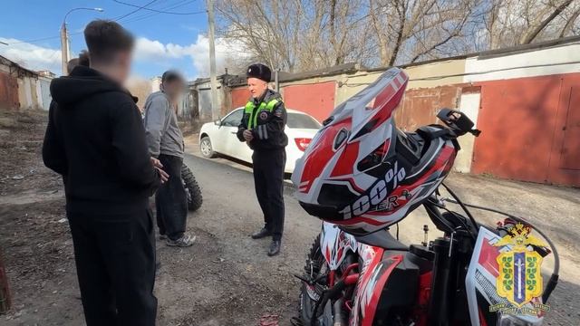 В Липецкой области госавтоинспекторы провели беседу с юные любители двухколесного транспорта,