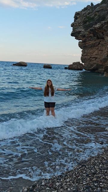 Моя доченька в море в Кемере Турция