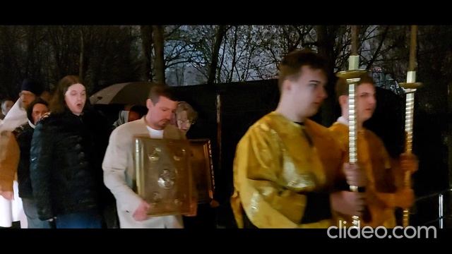 Паcхальный крестный ход 12 апреля 2026