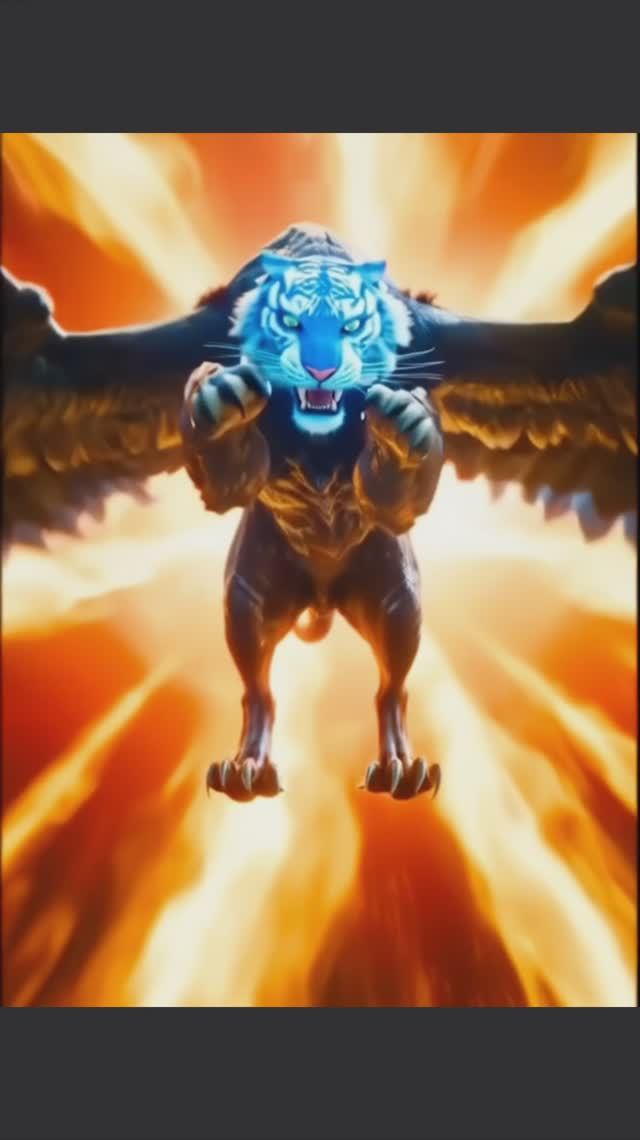 За пекинесом помчался грифонотигр)