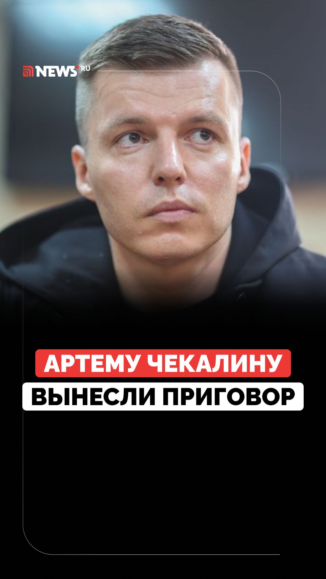 Артёма Чекалина приговорили к колонии и штрафу