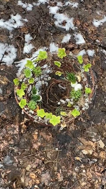 Цветочное гнездо