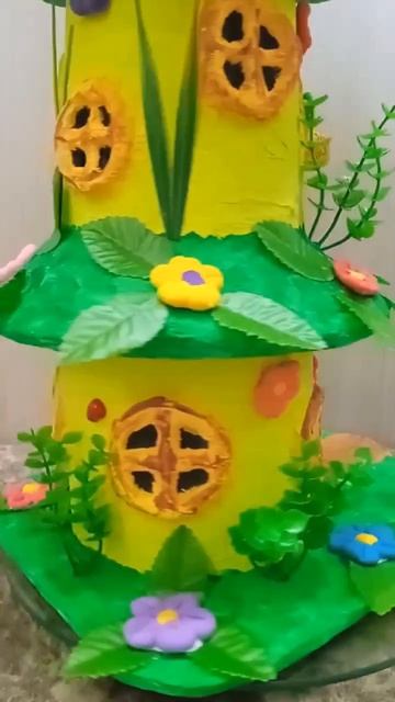 Сказочный домик из папье-маше