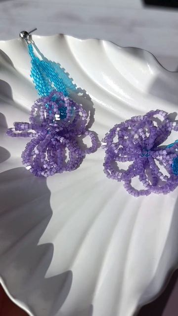 МК на серьги из бисера ✨