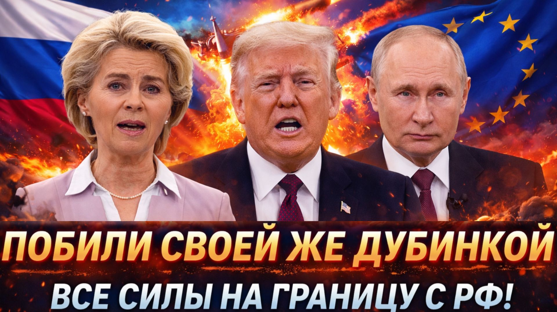 “Готовятся напасть? Все силы на границу с Россией// Путин соберет все силы?Трампу попало по полной!”