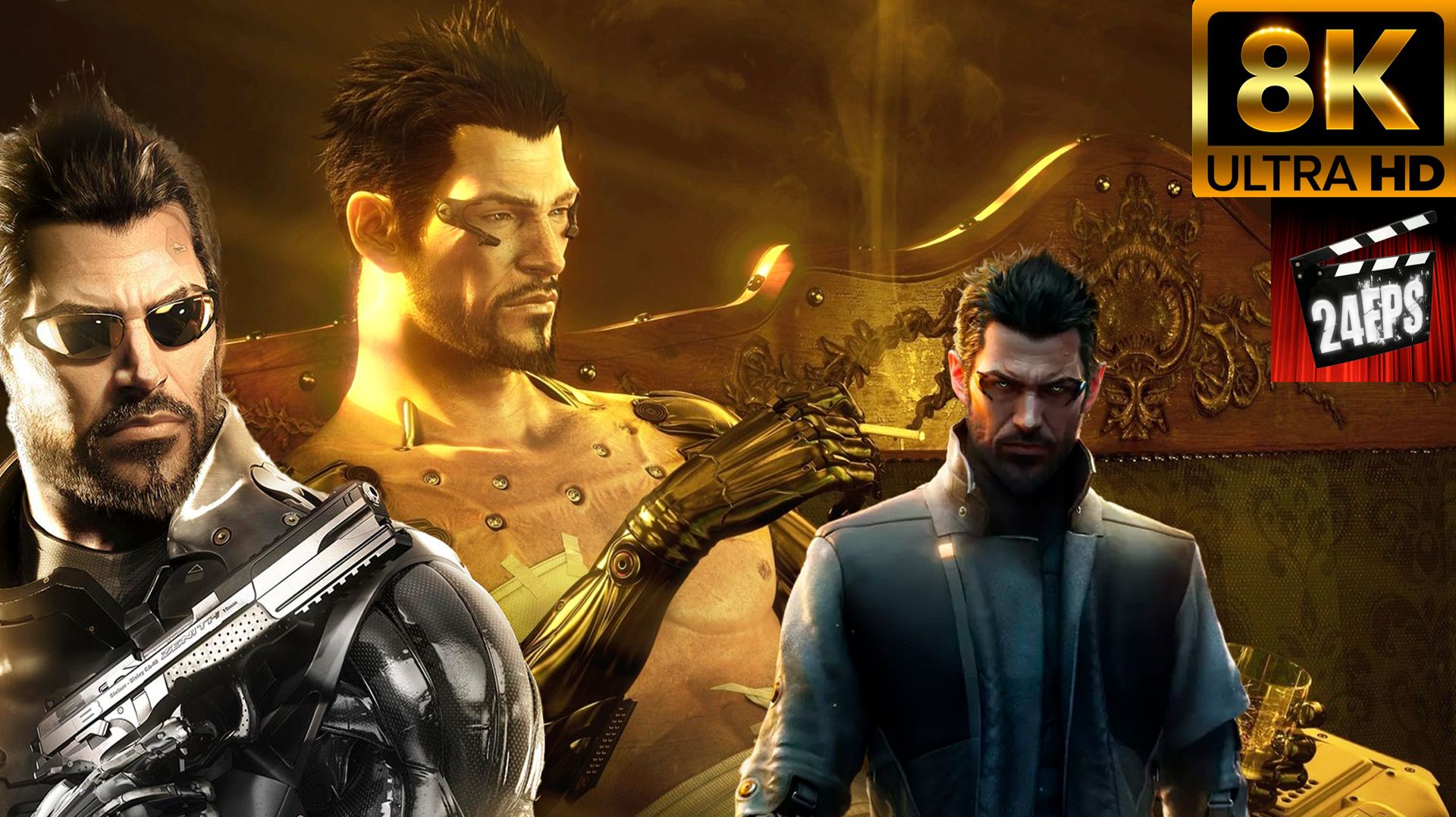 Deus Ex:Human Revolution и Mankind Divided(2011-2016)Все Трейлеры(Special Улучшенное качества до 8K)
