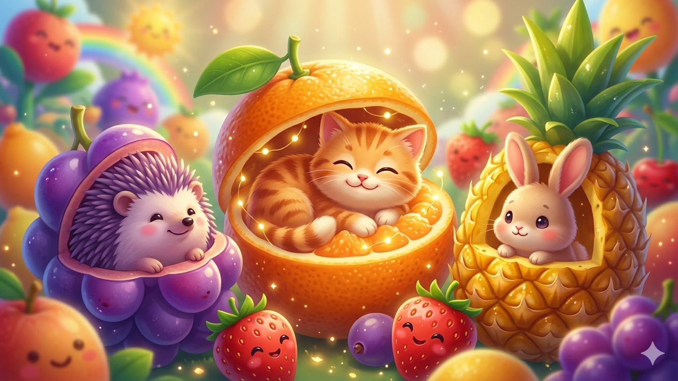 Секретные домики зверят: слушаем фруктовый АСМР 🍓🐰💤