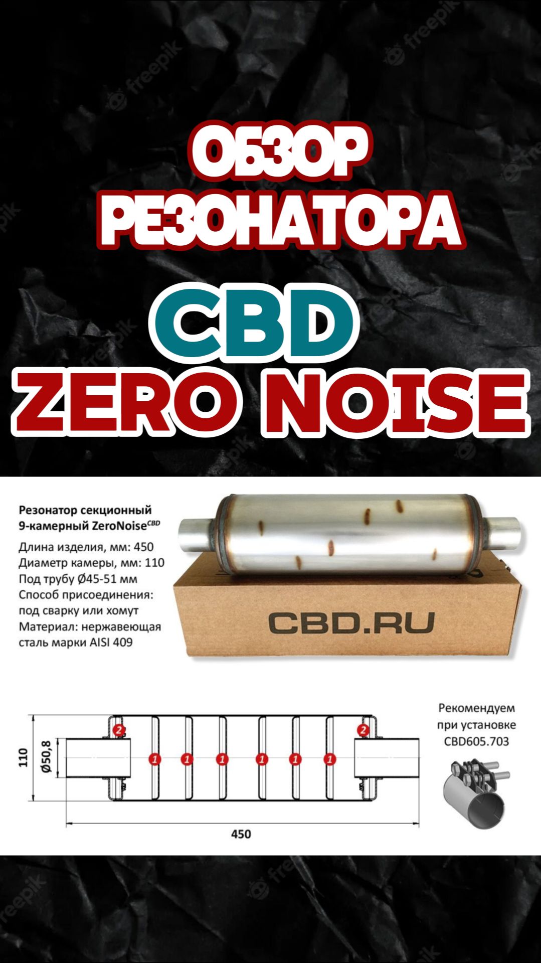 Обзор резона тора CBD ZERO NOISE