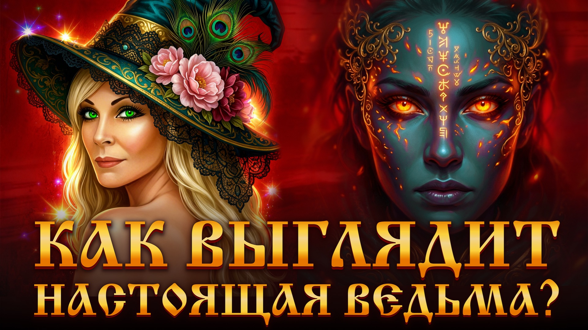 КАК ВЫГЛЯДИТ НАСТОЯЩАЯ ВЕДЬМА?Часть 1‼️