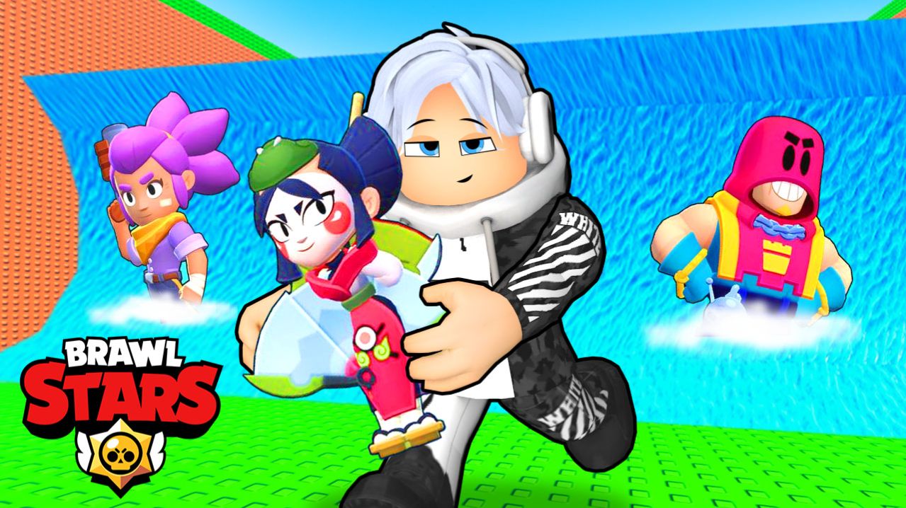 😱 Я ВЫЖИЛ ПРОТИВ BRAWL STARS в СБЕГИ ОТ ЦУНАМИ и спаси БРЕЙНРОТОВ в Роблокс