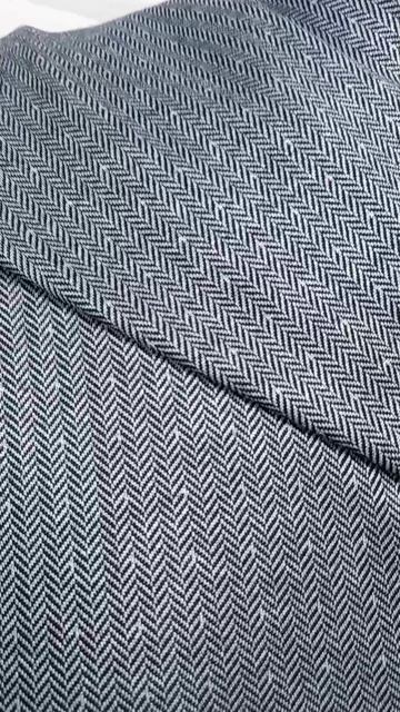 Трикотаж джерси шёлк с хлопком Италия, 543 серая ёлочка