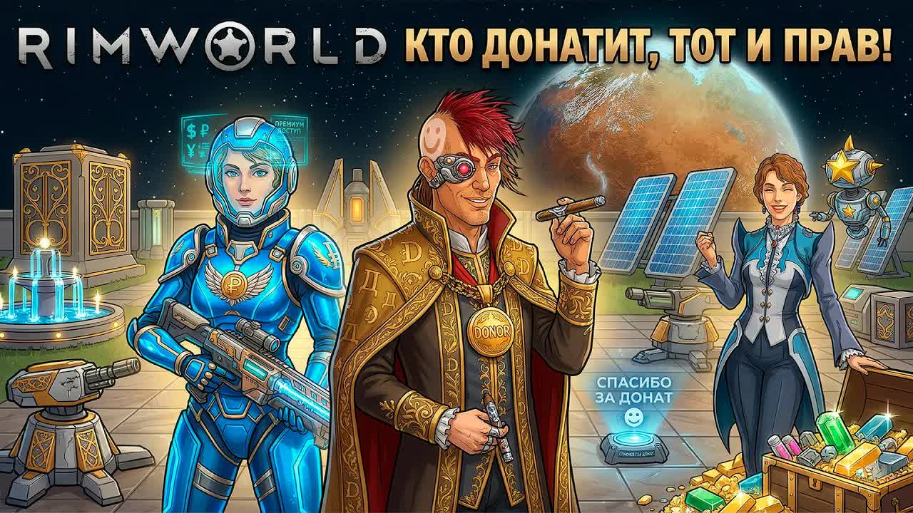 Rimworld - Зрители управляют игрой!