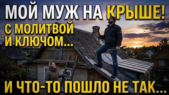Истории из Жизни - Мой муж полез на крышу с молитвой и разводным ключом