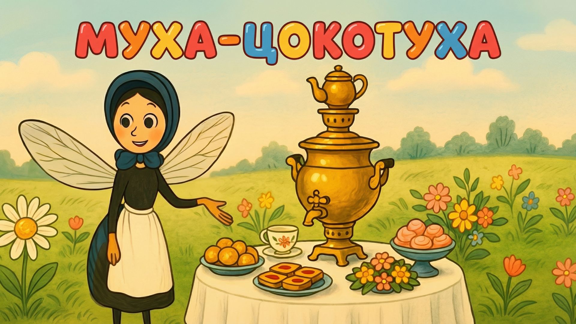 🎉 МУХА-ЦОКОТУХА 🪰☕ | Добрый мультфильм для детей