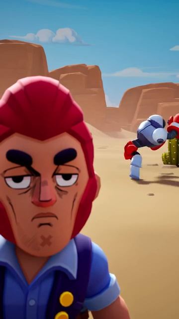 Дэнс робота и Кольта из Brawl Stars