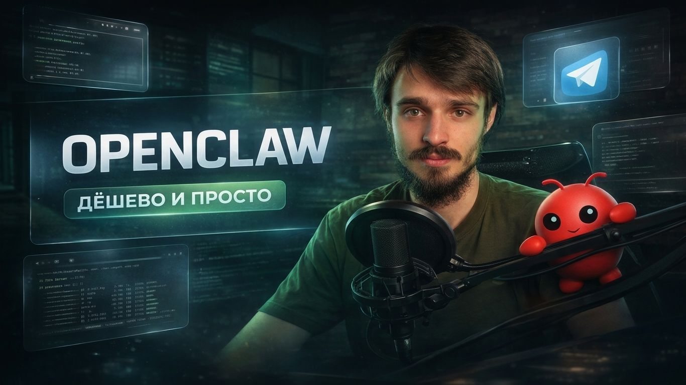 OpenClaw: установка и настройка ИИ-агента в Telegram с нуля, полный гайд