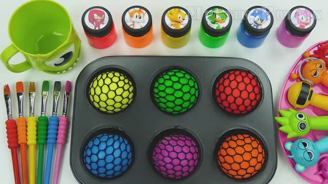 Насладиться ASMR-звуками кинетического песка радужного слайма ✨ своими руками с помощью ASMR 💖 #097