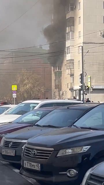 Пожар в квартире на Советской