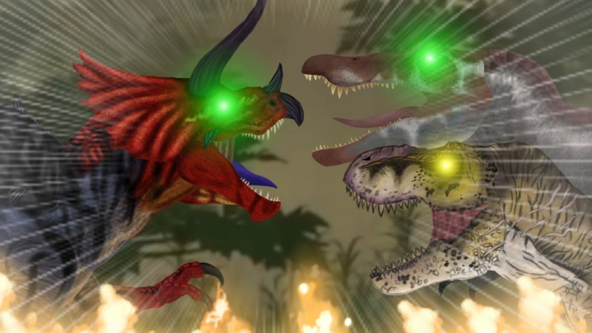 Спинозавр и Рекси Vs Ультимазавр | Анимация