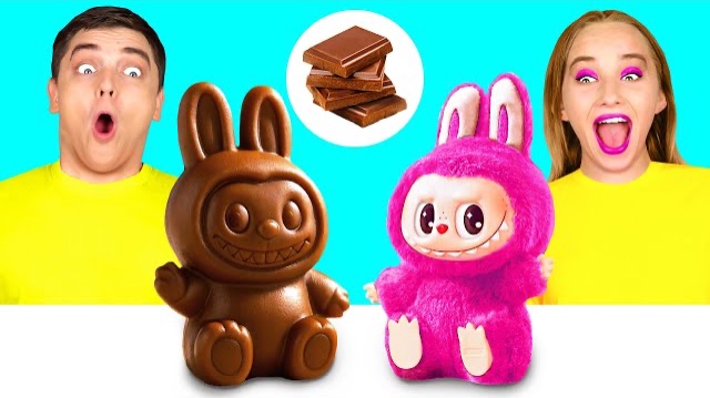 Челлендж. Шоколадная Еда Vs Настоящая еда | Смешные Ситуации на Кухне