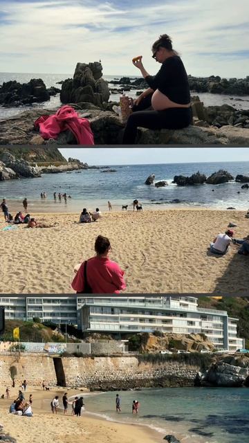 272 день беременности 🇨🇱🌊🤰⛰️