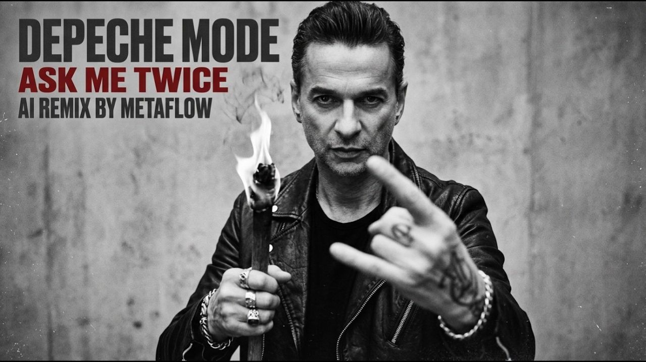 [MEGA MIX] Ask Me Twice - Depeche Mode Inspired Dark Synthpop Industrial Club Anthems _ AI MIX