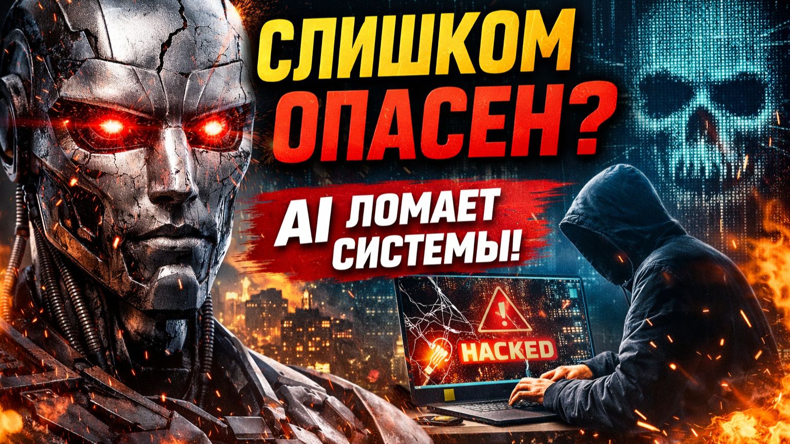 Claude Mythos — СЛИШКОМ ОПАСЕН? Новая ИИ модель, которая ломает безопасность