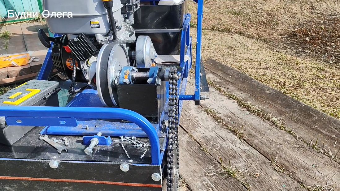 Ремонт мототолкача после зимних покатушек. Хорошо что разобрал тележку, а там такое!13.04.26