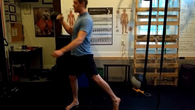 Lateral Kettlebell Clean | Боковые взятия гири через мах