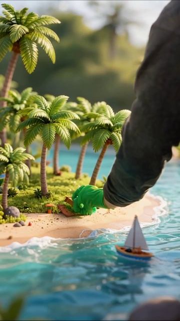 Сказочный остров: отдых на природе 🌴🏖️ #пейзаж #отдых #природа