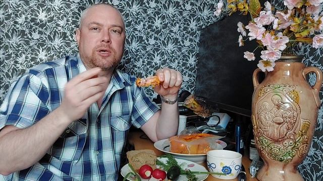 Мукбанг. Копченые крылышки. Рыбколхоз 