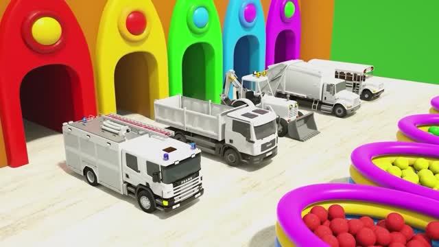 Мультики для детей — Жёлтый школьный автобус — Разноцветные шарики — Детские стишки и песенки