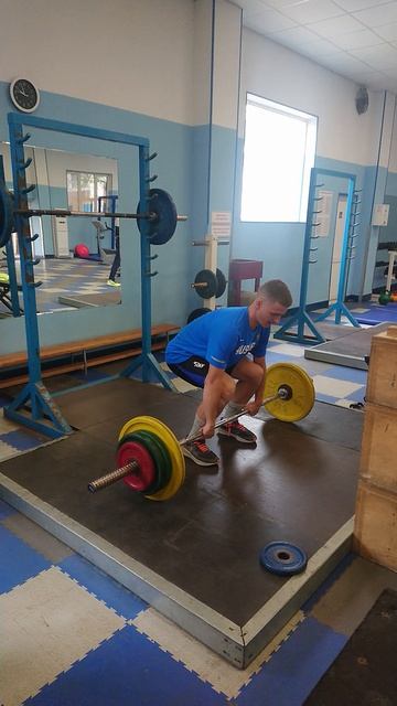 Павел. Штанга. Рекорд