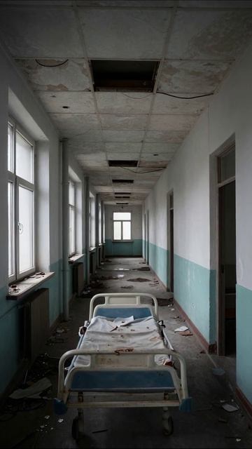 Заброшенные надежды: мрачные коридоры прошлого #психиатрия #заброшенные #печаль