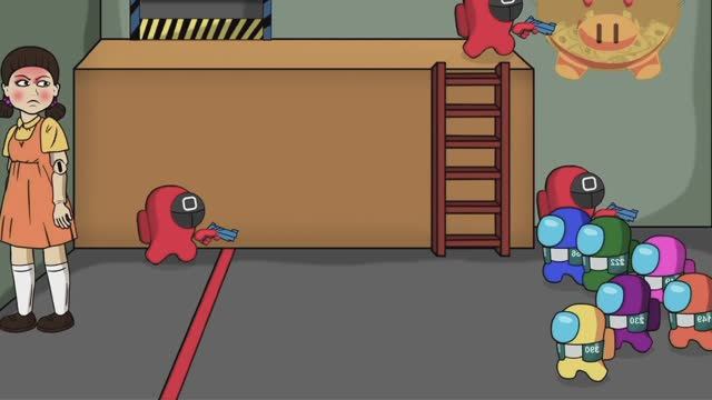 Амогусы против БРЕЙНРОТ ТИТАНОВ и Спрунки и монстров, анимация