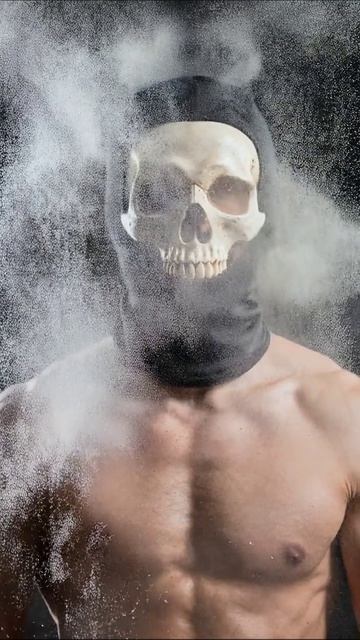 Сила в маске: загадка и тайна #фитнес #гимнастика #скелет