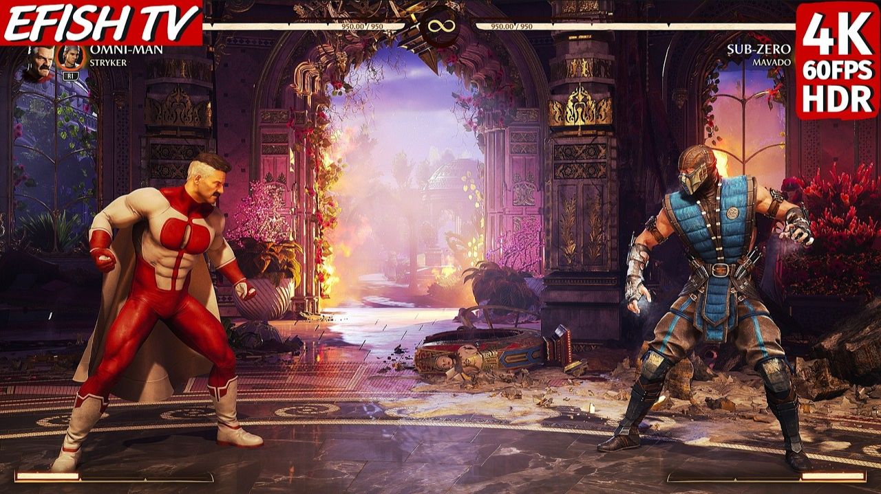 Omni-Man & Stryker Vs MKX Sub-Zero & Mavado (Hardest AI) - Mortal Kombat 1