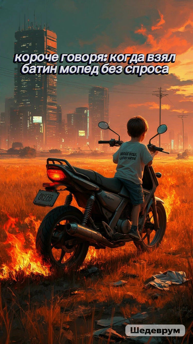 КОРОЧЕ ГОВОРЯ: когда взял батин мопед без спроса...(АМИНЬ)