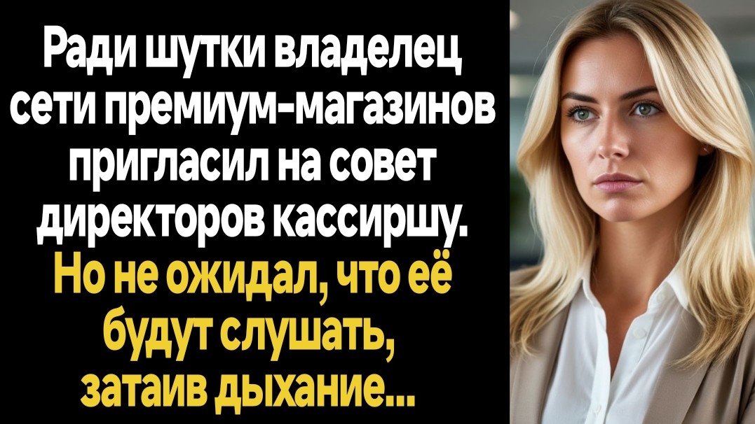 ИСТОРИИ ИЗ ЖИЗНИ/Владелец сети магазинов пригласил ради шутки на совет директоров кассиршу