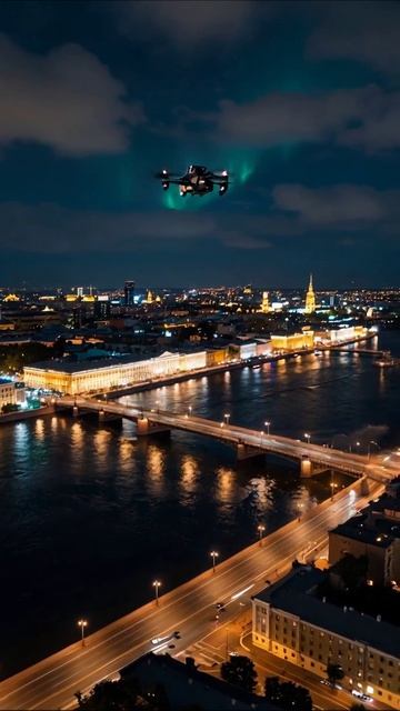 Безмолвие под небесами: одиночество ночного Санкт-Петербурга #СанктПетербург #Одиночество #Ночь