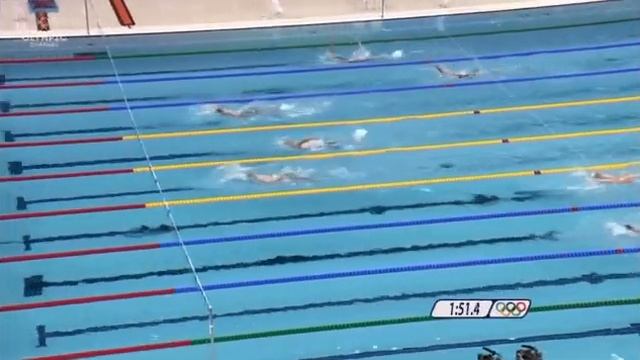 ОИ 2008 г.  Майкл Фелпс 400 метров комплексным плаванием💪