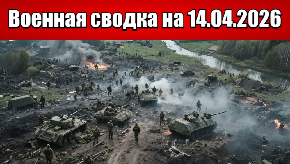 «ВС РФ в кровавых боях выдавливают ВСУ с Константиновки!»: Военная сводка с фронта СВО на 14.04.2026