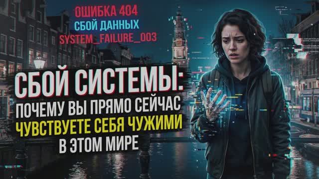 Сбой системы: почему вы прямо сейчас чувствуете себя чужими в этом мире