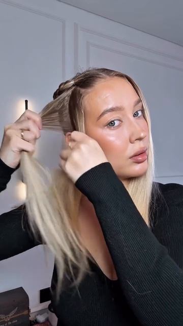 Трендовая укладка с плетением✨